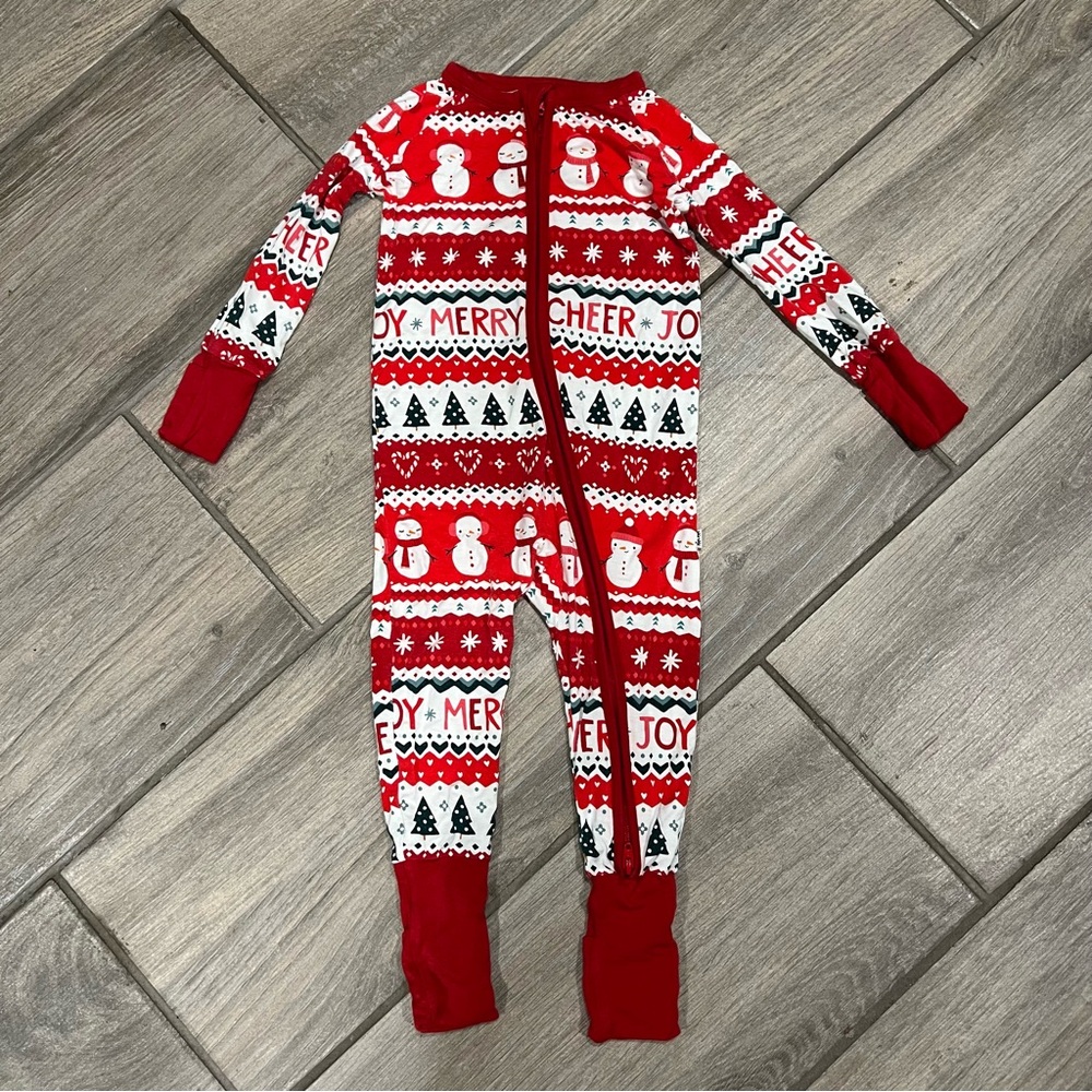 Little Sleepies “Festive Fair Isle” Zippy